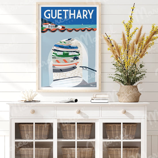 Affiche GUETHARY "Le Port"