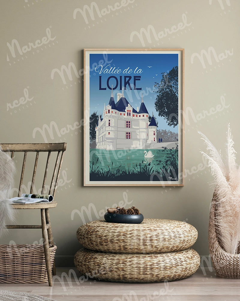 Affiche VALLEE DE LOIRE