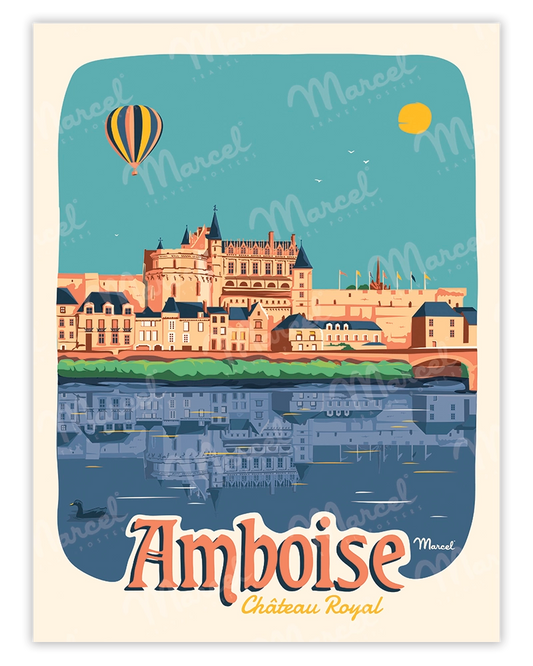 Affiche AMBOISE "Château Royal"