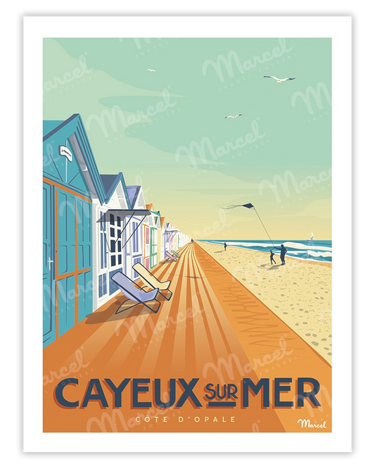 Affiche CAYEUX-SUR-MER