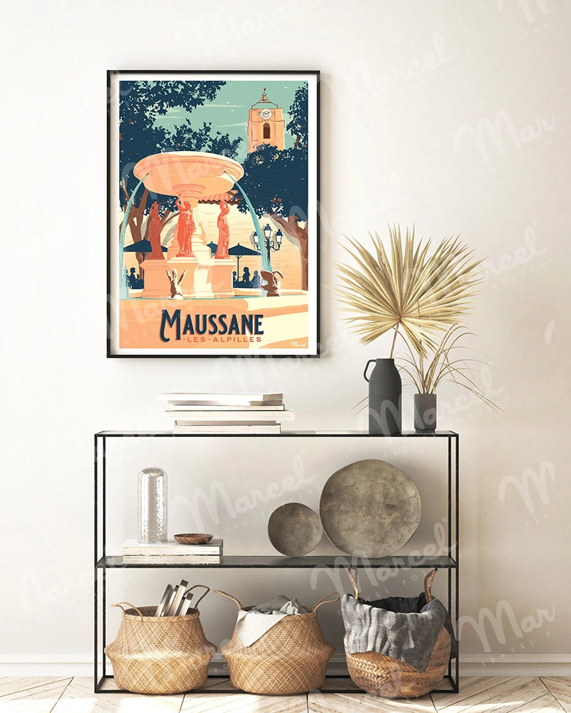 Affiche MAUSSANE-LES-ALPILLES