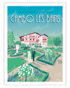 Affiche CAMBO LES BAINS "Villa Arnaga"