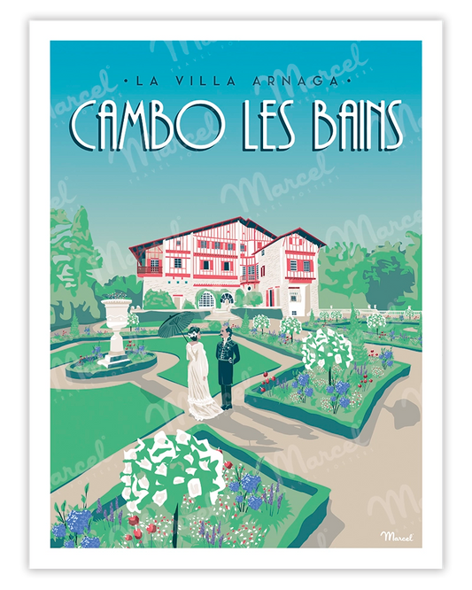 CAMBO LES BAINS "Villa Arnaga" poster