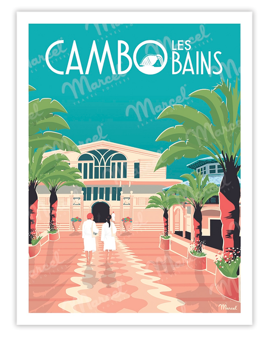 CAMBO LES BAINS "The Thermal Baths" poster