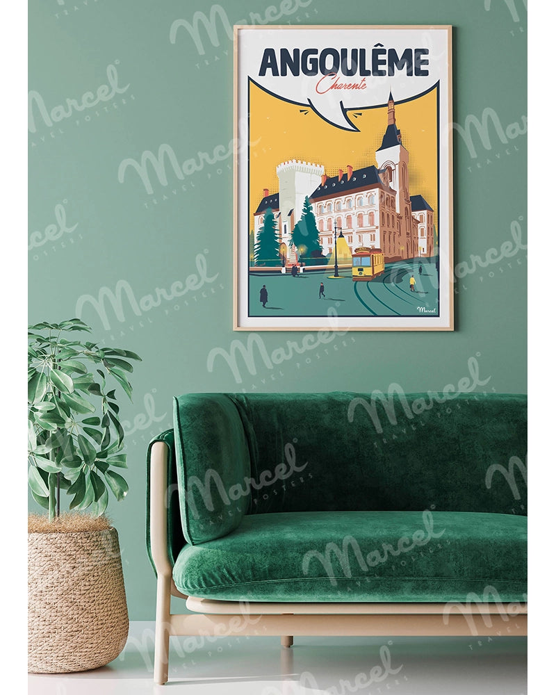 Affiche ANGOULÊME "Charente"