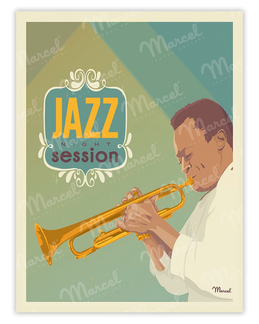 Affiche "Jazz Night Session"