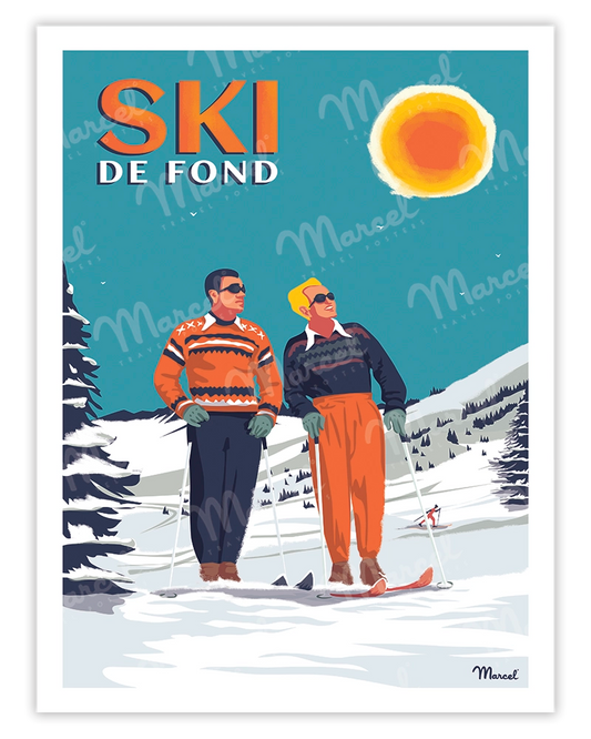 "Cross-Country Skiing" Poster