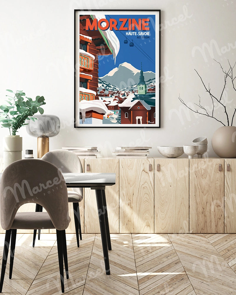 Affiche MORZINE "Haute-Savoie"