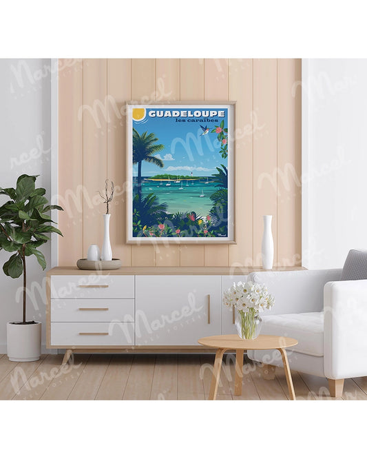 Affiche GUADELOUPE "Le Gosier"