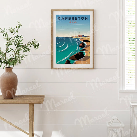 Affiche CAPBRETON "La Piste"