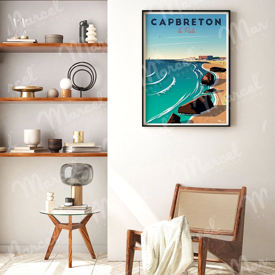 Affiche CAPBRETON "La Piste"