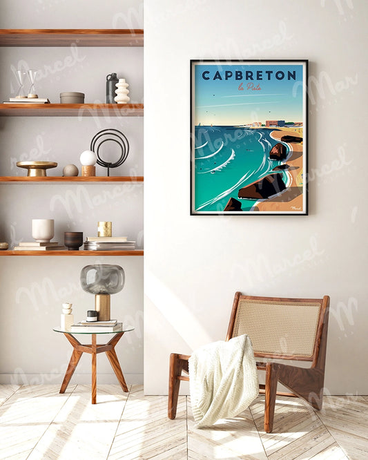 Affiche CAPBRETON "La Piste"