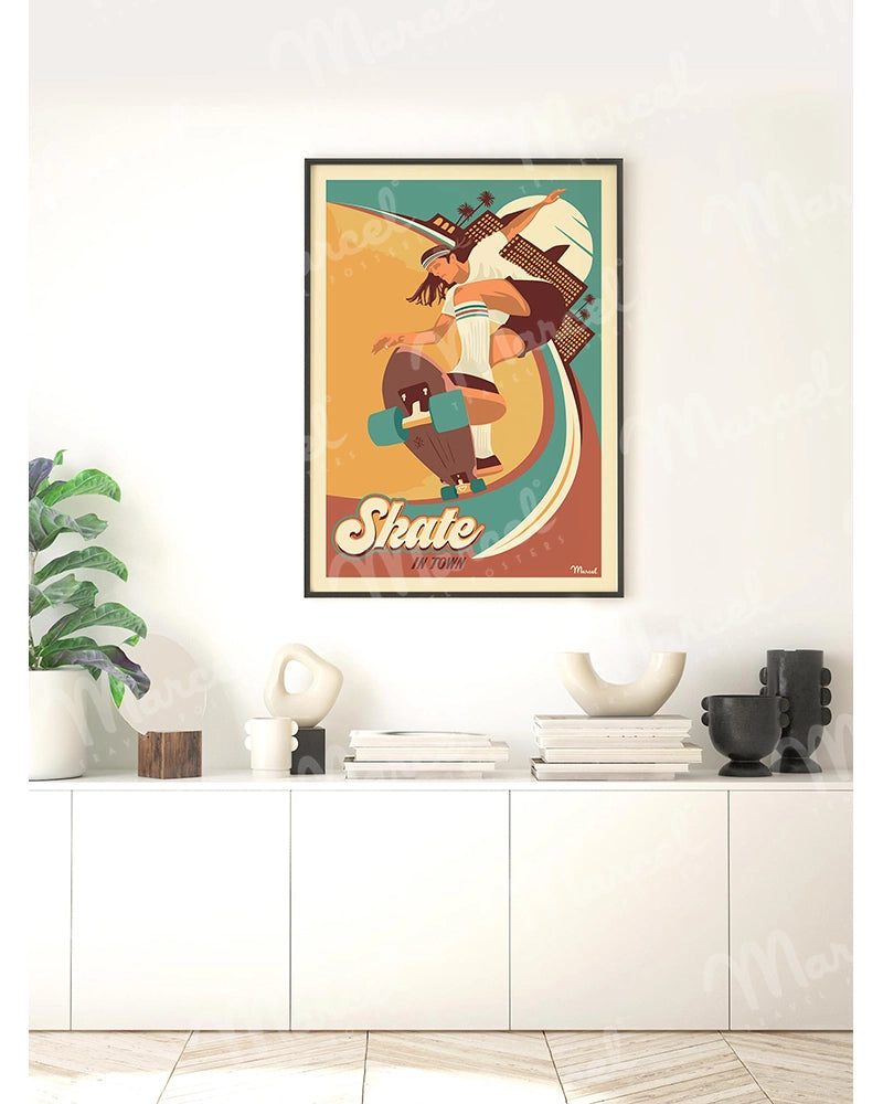 Affiche "Skate in Town"