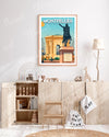 Affiche MONTPELLIER "Le Jardin du Peyrou"