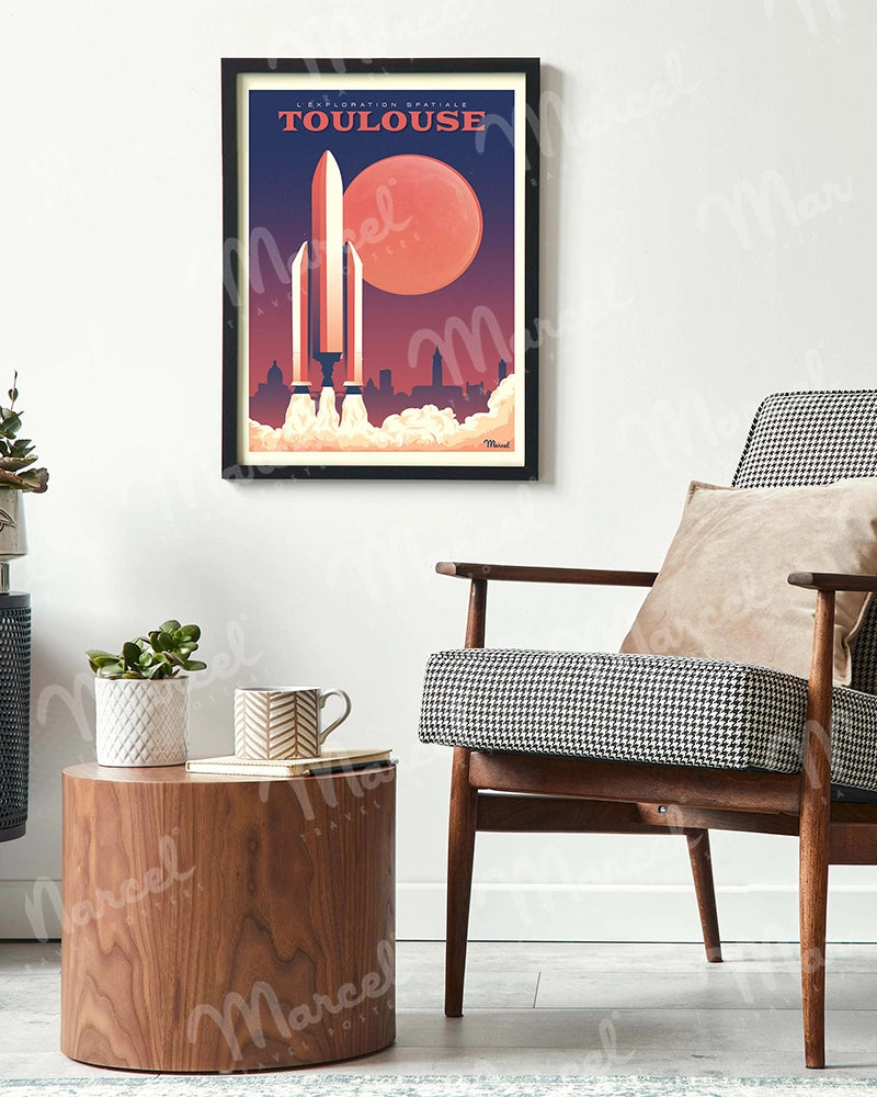 Affiche TOULOUSE "L’Exploration Spatiale"