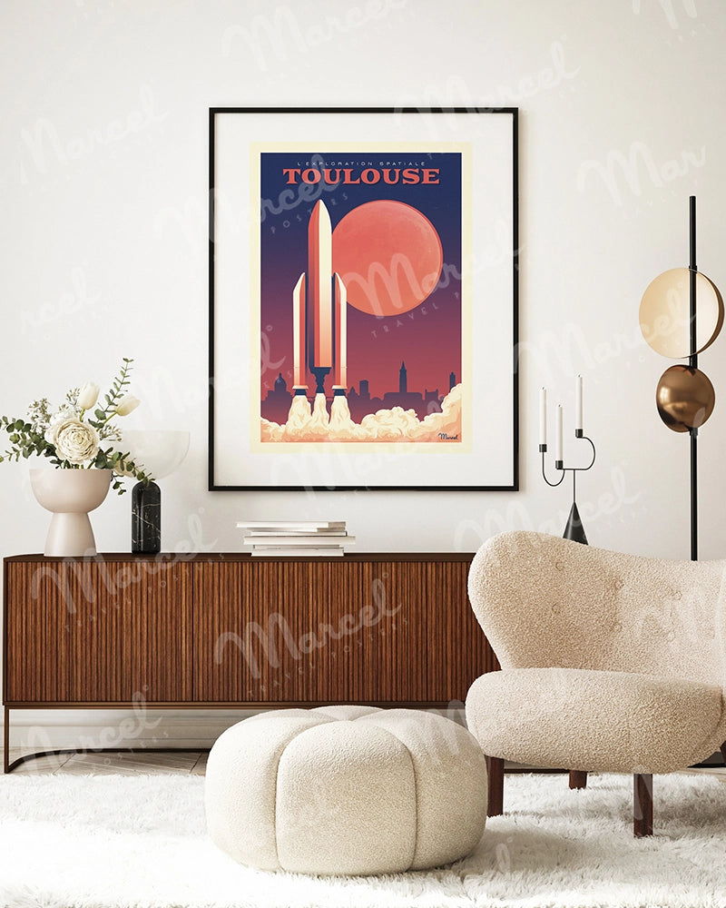 Affiche TOULOUSE "L’Exploration Spatiale"