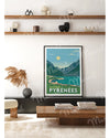 Affiche PYRENEES "Lac de Gaube"