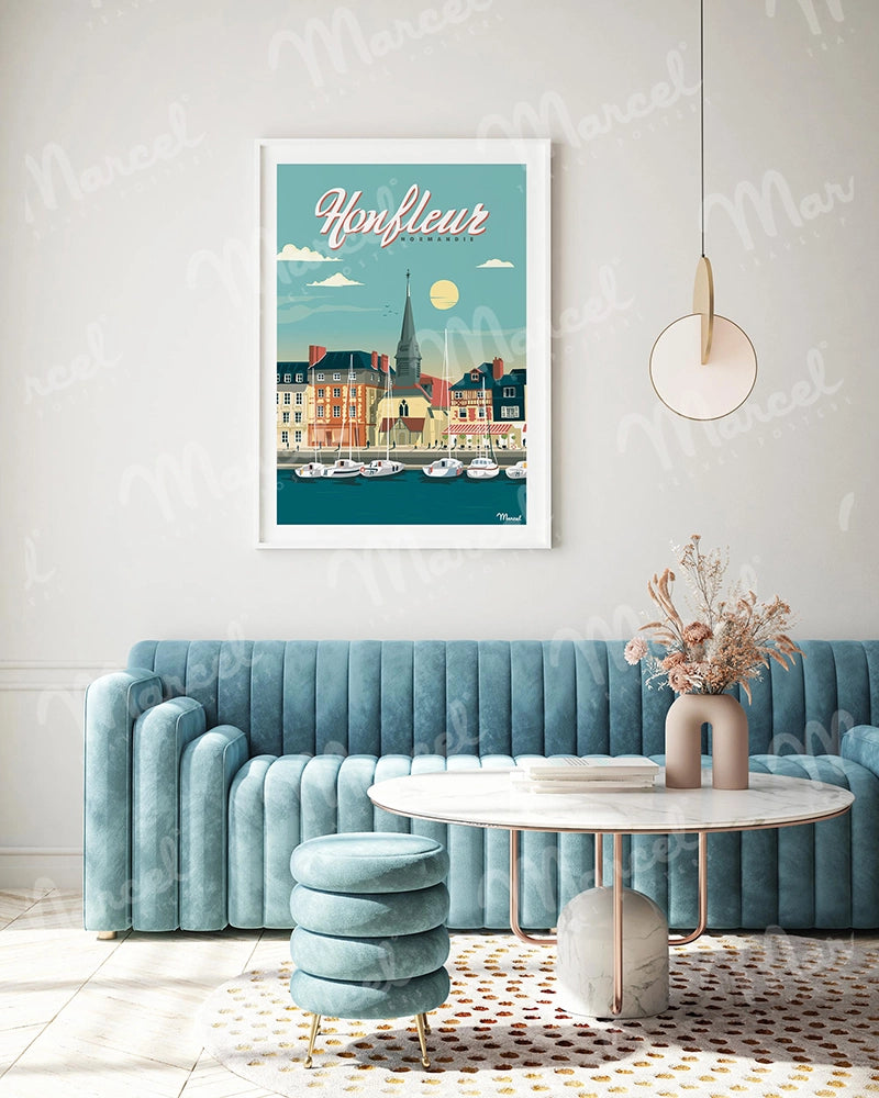 Affiche HONFLEUR
