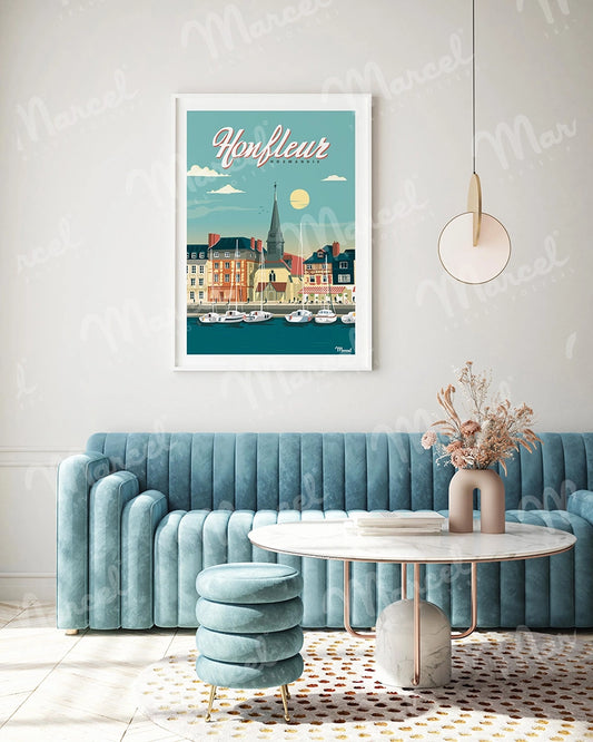 Affiche HONFLEUR