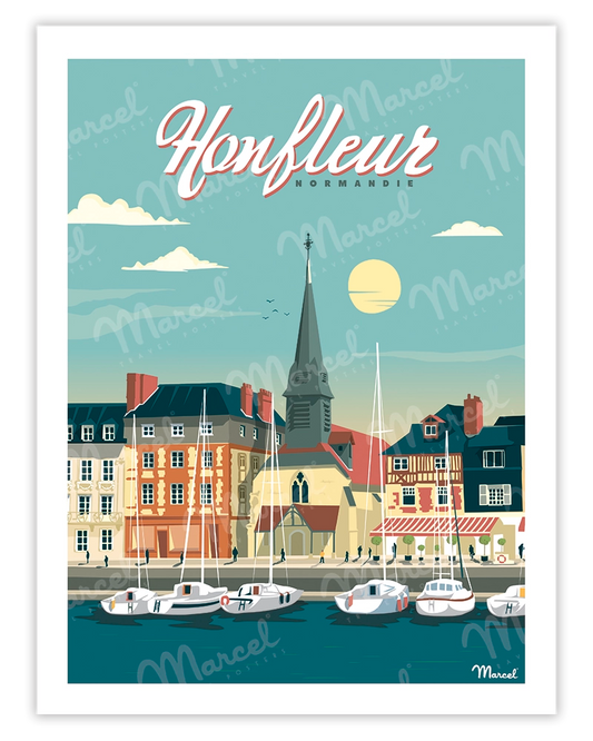 Affiche HONFLEUR
