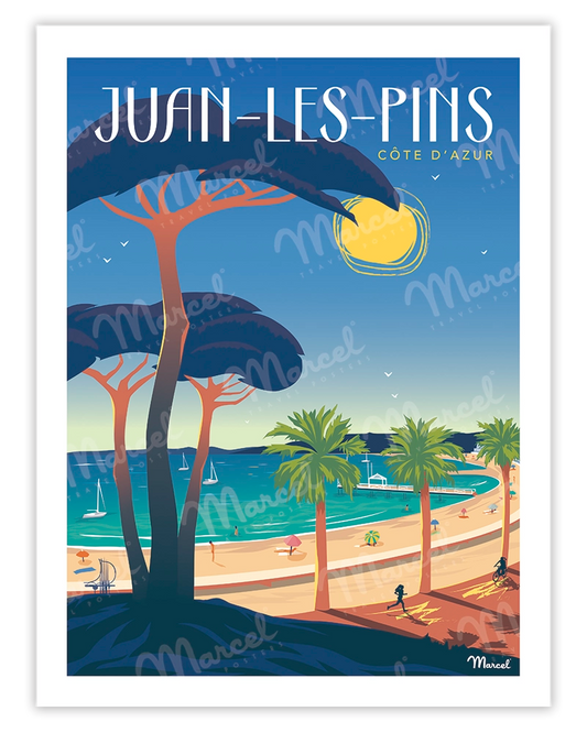 Affiche JUAN-LES-PINS