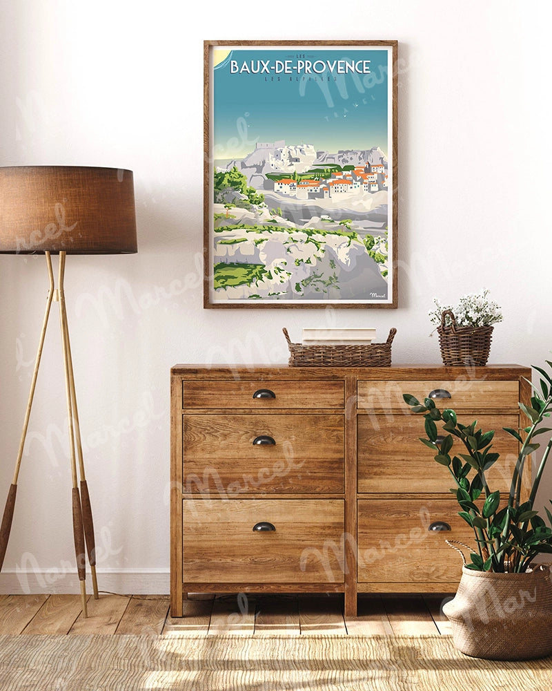 Affiche LES BAUX-DE-PROVENCE