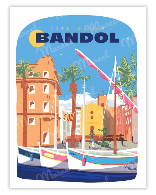 BANDOL "The Port" poster