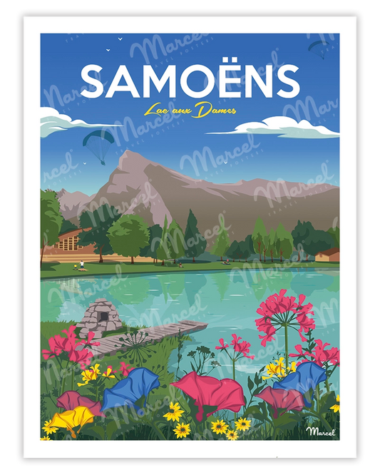 SAMOËNS poster "Ladies' Lake"