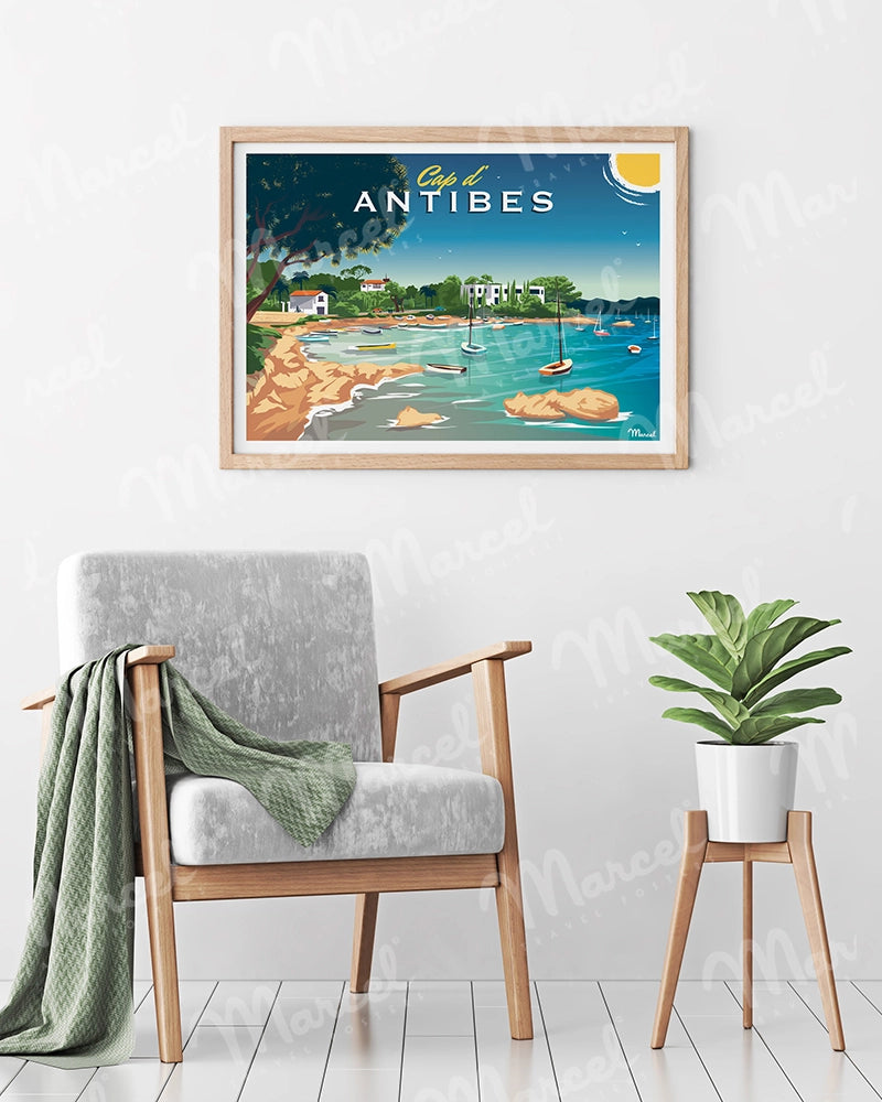 Affiche CAP D'ANTIBES