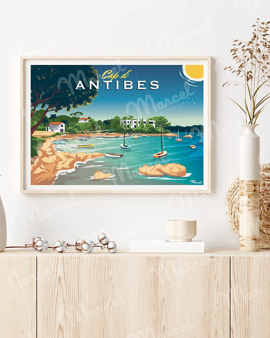 Affiche CAP D'ANTIBES