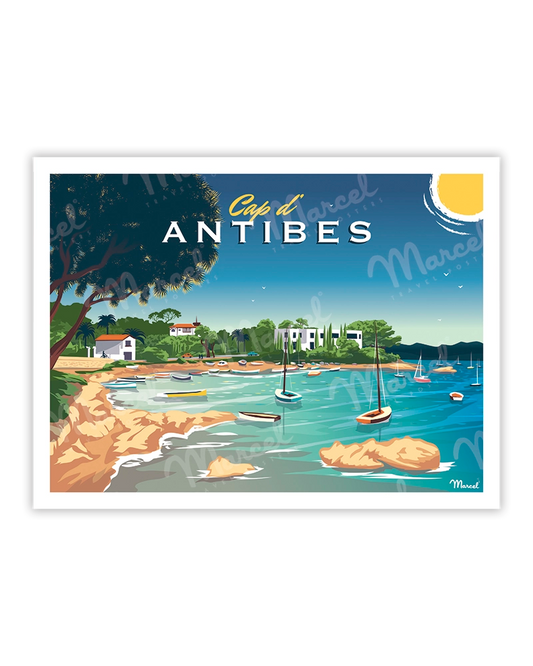 Affiche CAP D'ANTIBES