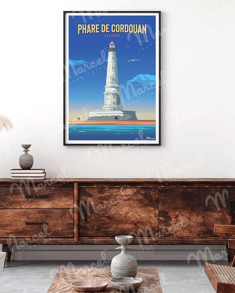 Affiche "Phare de CORDOUAN"
