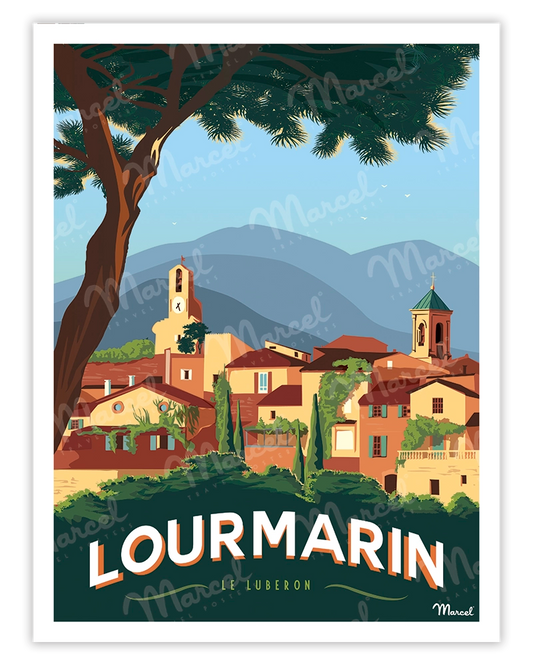 Affiche LOURMARIN