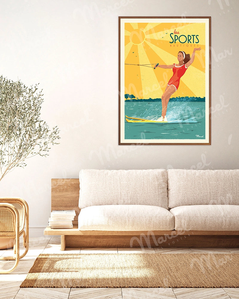 Affiche "Les Sports Nautiques"