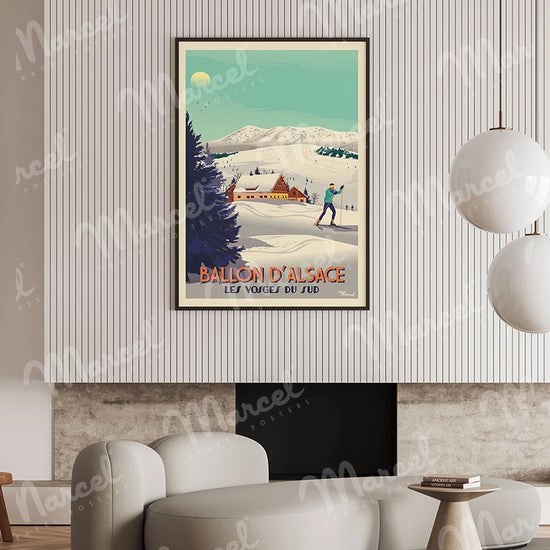Affiche BALLON D'ALSACE "Les VOSGES du Sud"