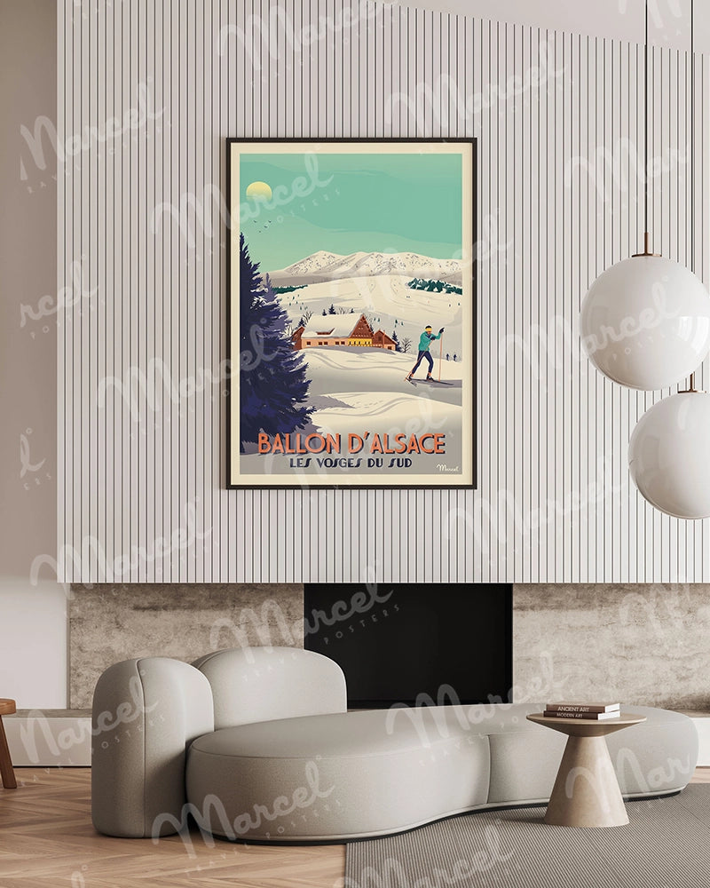 Affiche BALLON D'ALSACE "Les VOSGES du Sud"