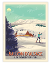 Affiche BALLON D'ALSACE "Les Vosges du Sud"