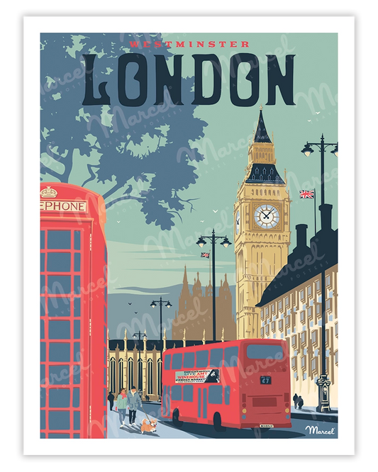 LONDON "Westminster" poster