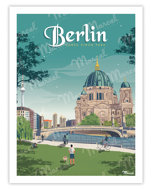 Affiche BERLIN "James Simon Park"