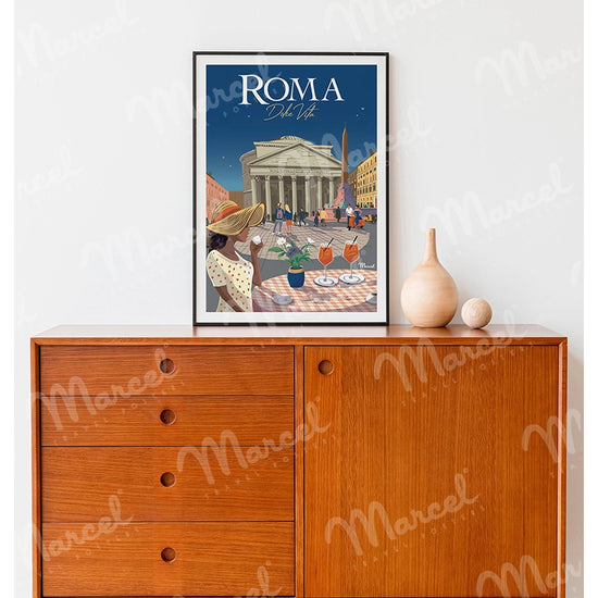 Affiche ROME "Dolce Vita"