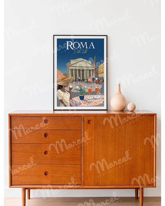Affiche ROME "Dolce Vita"