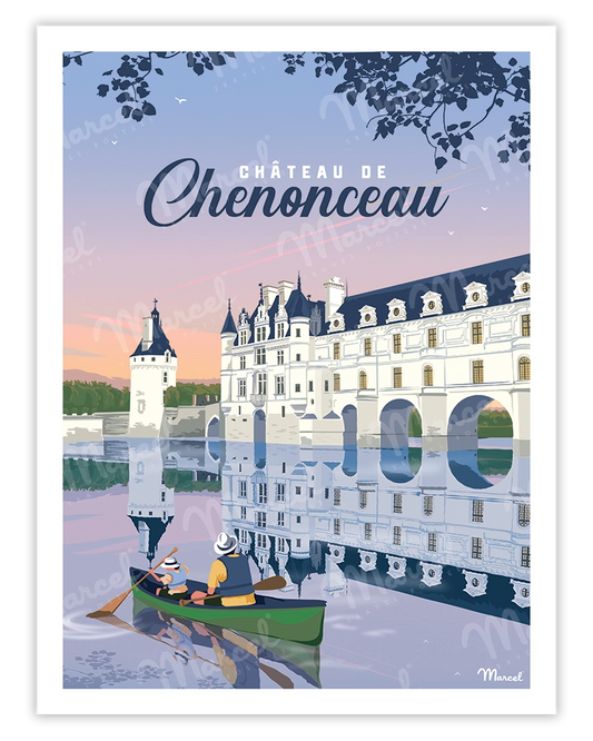 Affiche "Château de CHENONCEAU"