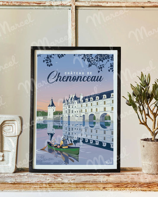 Affiche "Château de CHENONCEAU"