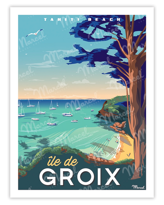 Poster GROIX ISLAND