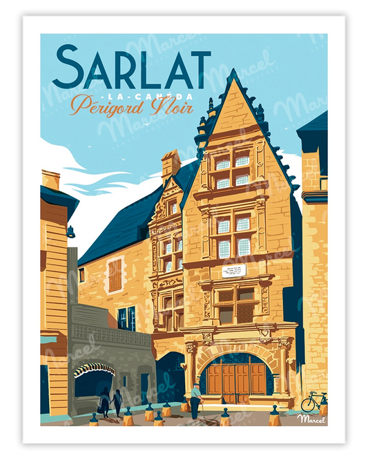 SARLAT "Black Périgord" poster