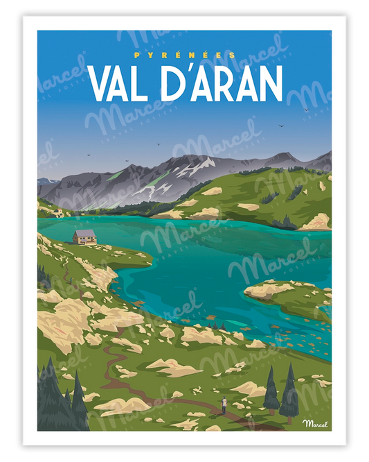 PYRENEES "Val d'Aran" poster