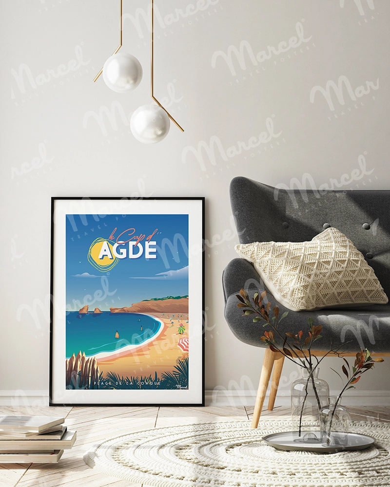 Affiche CAP D'AGDE