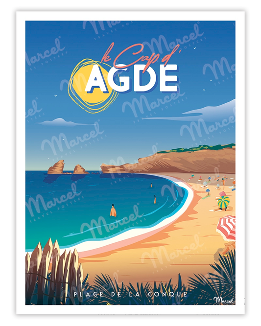 Affiche CAP D'AGDE