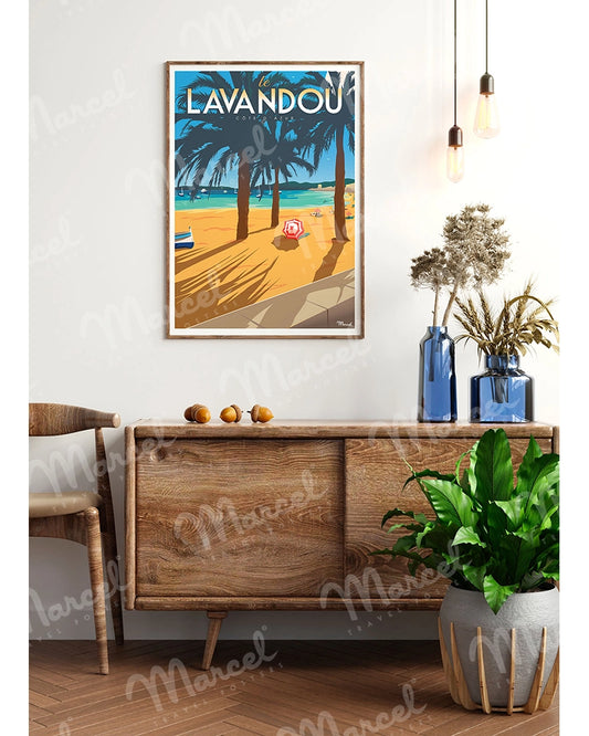 Affiche LE LAVANDOU
