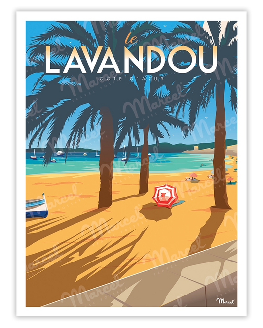 Affiche LE LAVANDOU